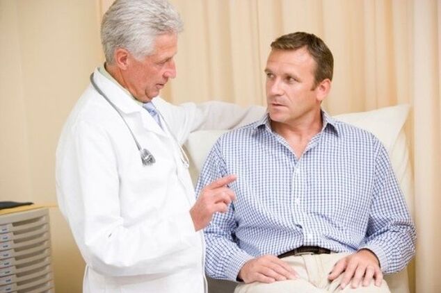 Before starting treatment for prostatitis, a medical examination must be performed. 
